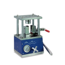 Hydraulic coin cell crimper for CR2032 coin cell sealing machine